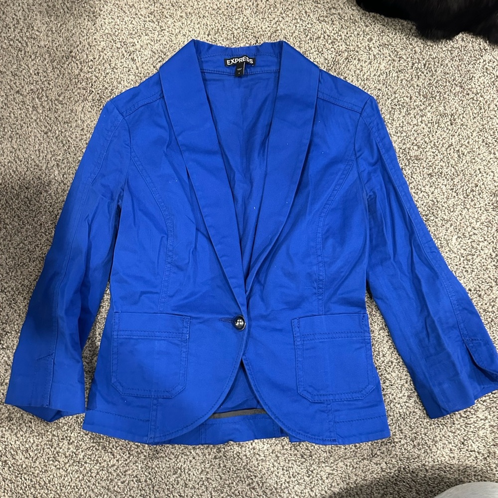 Express Women's Royal Blue Suit Jacket